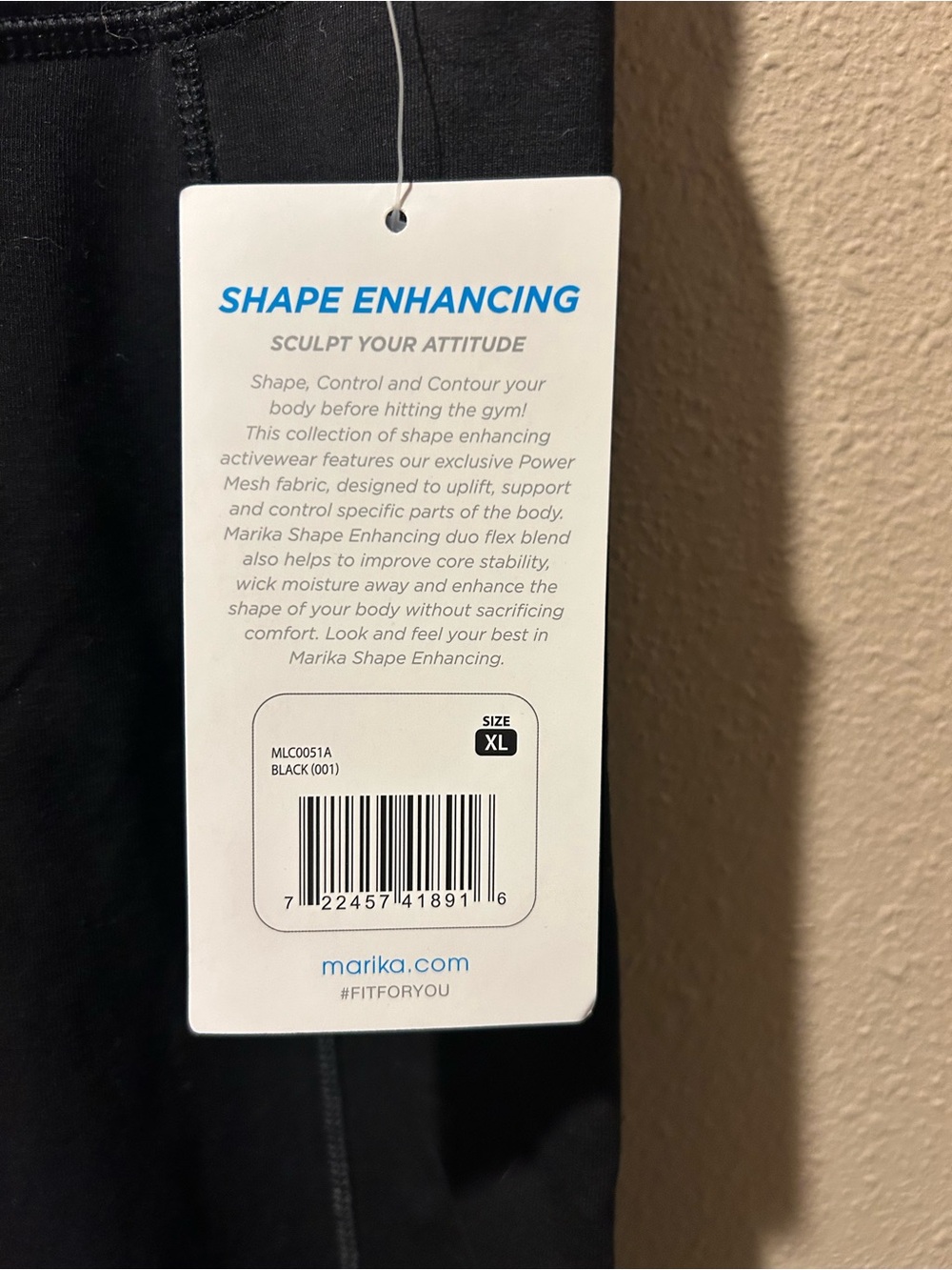 NWT Marika Black Capri Leggings - Picture 3 of 5